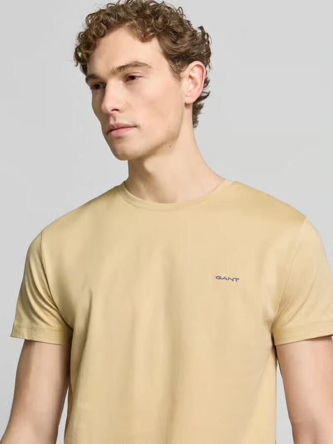 Gant T-shirt met labeldetail