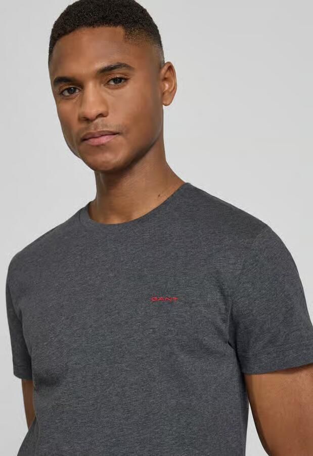 Gant regular fit korte broek met elastische boord model 'SUNFADED' - Foto 4