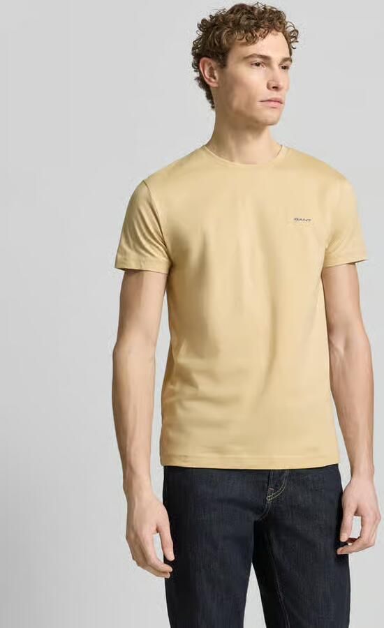 Gant T-shirt met labeldetail - Foto 2