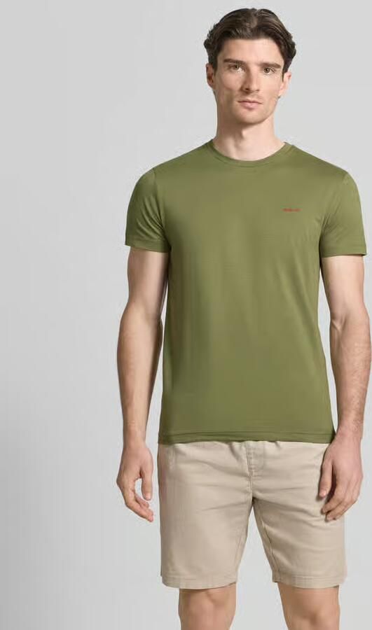 Gant Contrast Piqué Poloshirt Herb Groen - Foto 8
