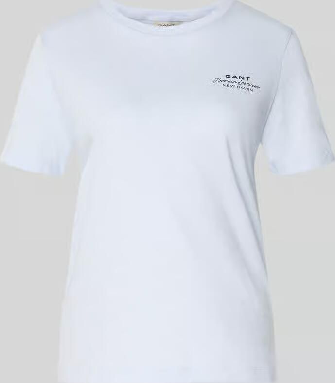 Gant Relaxed fit blouse met verborgen knoopsluiting en 3 4-mouw - Foto 12