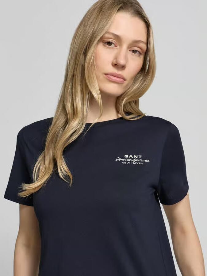 Gant Relaxed fit blouse met verborgen knoopsluiting en 3 4-mouw - Foto 6