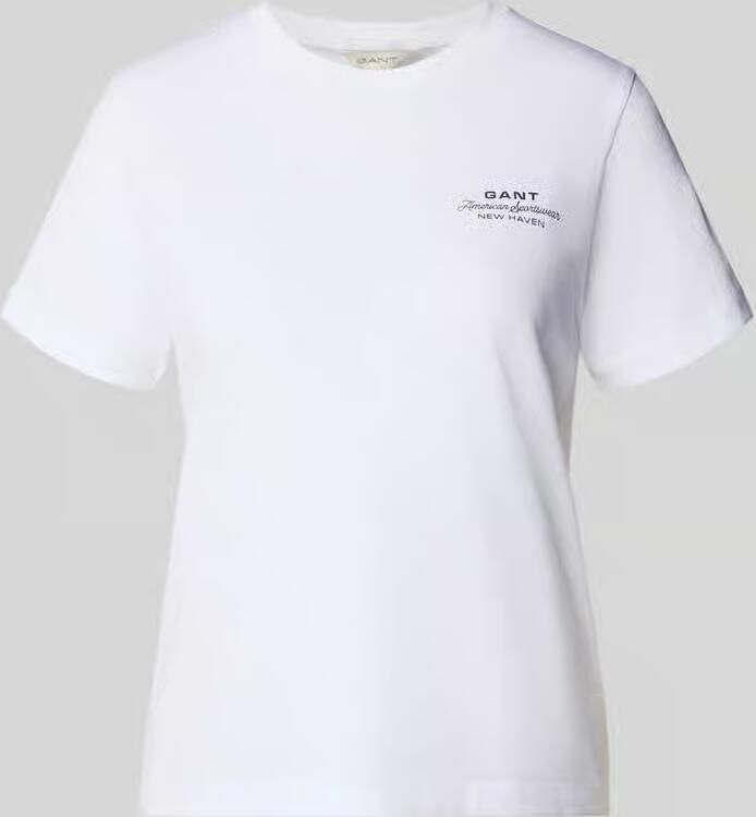 Gant Relaxed fit blouse met verborgen knoopsluiting en 3 4-mouw - Foto 14