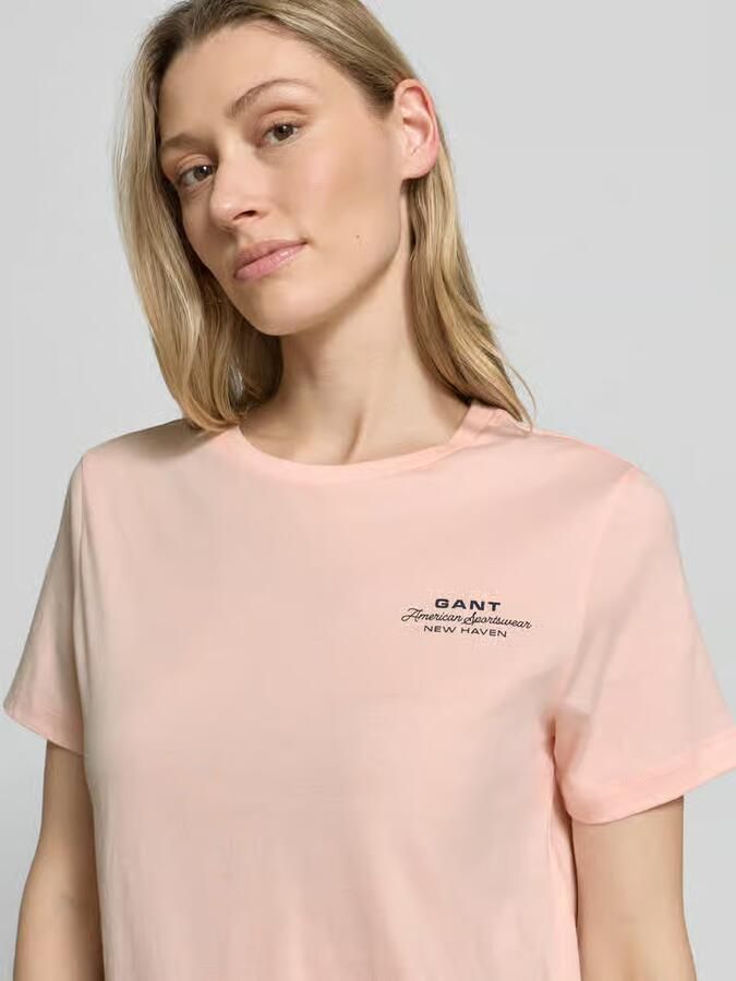 Gant Relaxed fit blouse met verborgen knoopsluiting en 3 4-mouw - Foto 7