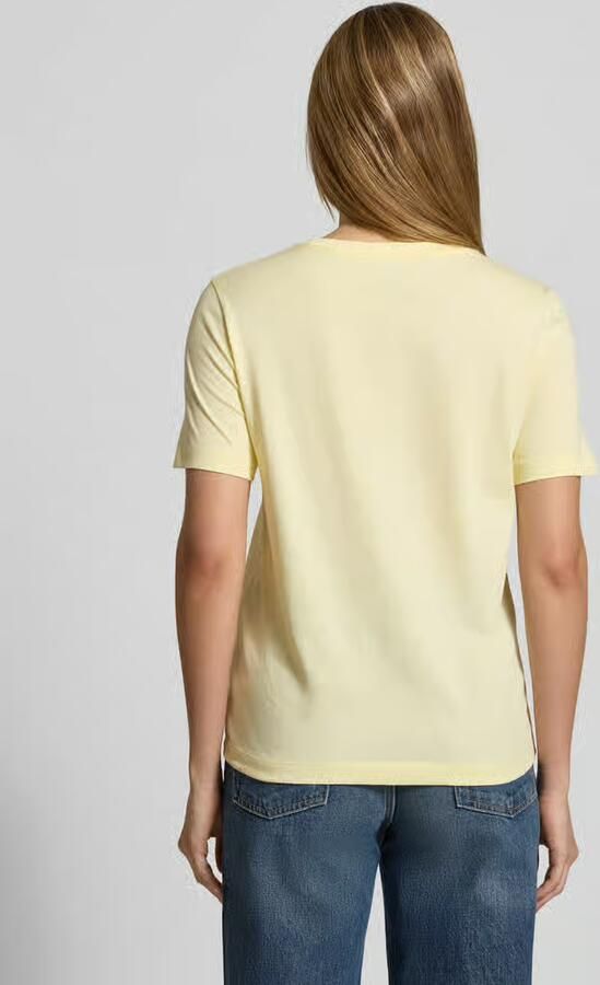 Gant T-shirt met labelprint en ronde hals - Foto 3