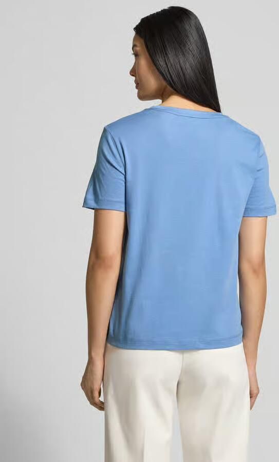 Gant T-shirt met labelprint en ronde hals - Foto 4