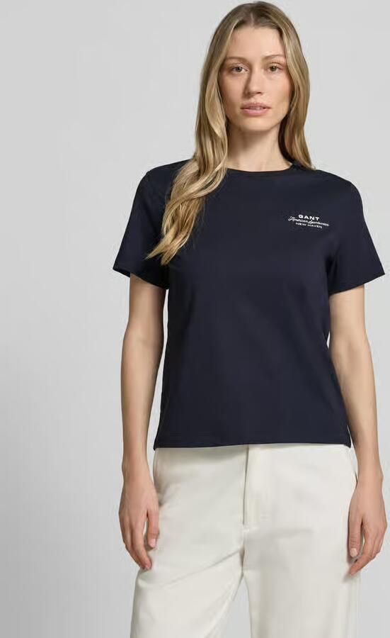 Gant Relaxed fit blouse met verborgen knoopsluiting en 3 4-mouw - Foto 7