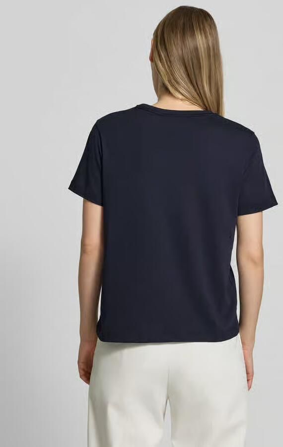 Gant Relaxed fit blouse met verborgen knoopsluiting en 3 4-mouw - Foto 16