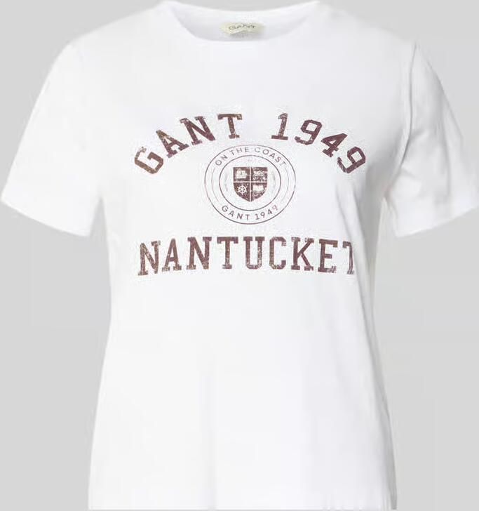 Gant Relaxed fit blouse met verborgen knoopsluiting en 3 4-mouw - Foto 18
