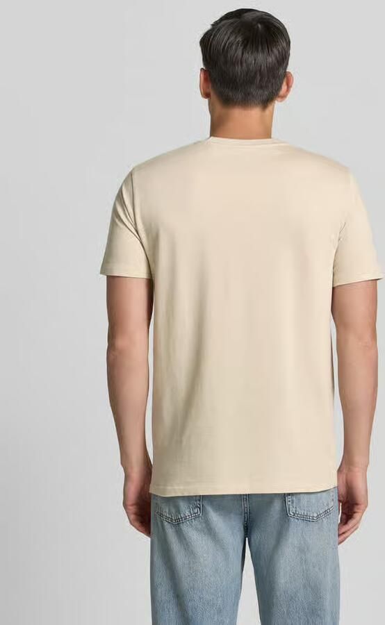 Gant T-shirt met ronde hals en labelstitching - Foto 3