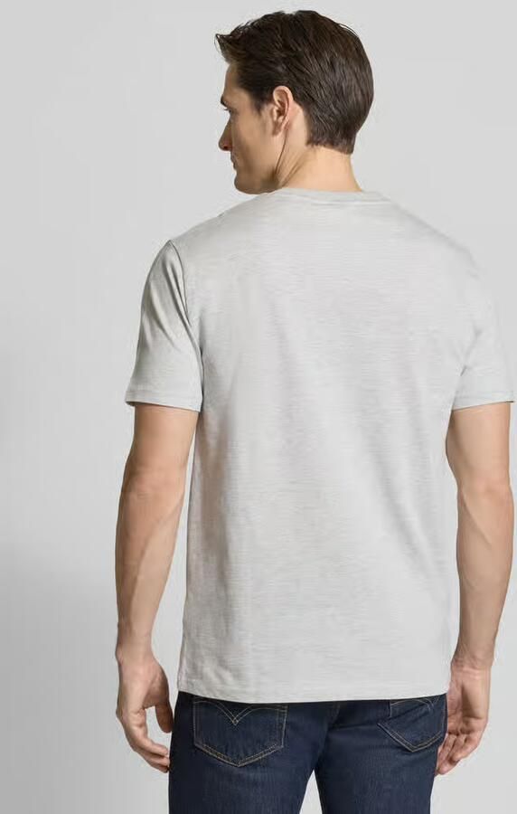 Gant T-shirt met ronde hals en labelstitching - Foto 3