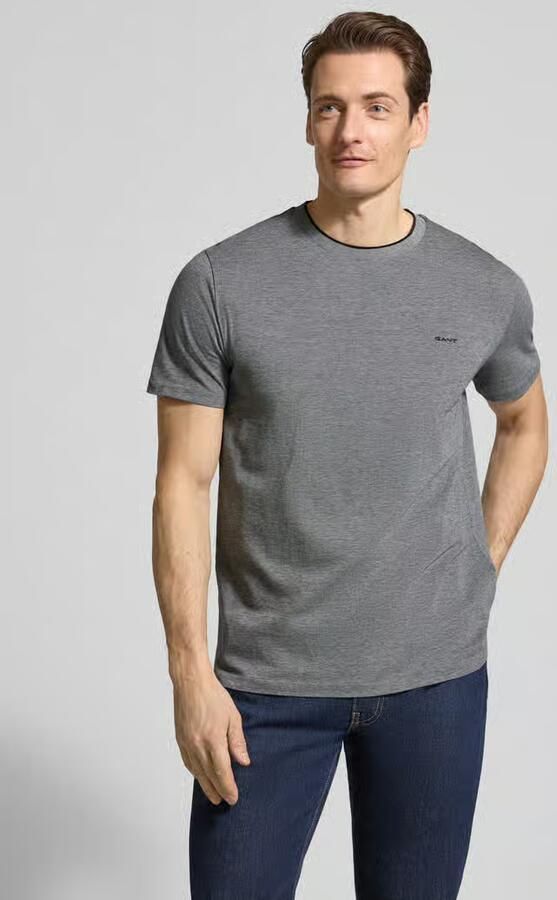 Gant Polo Shirt Korte Mouw Poloshirt van microgetextureerd katoen - Foto 4