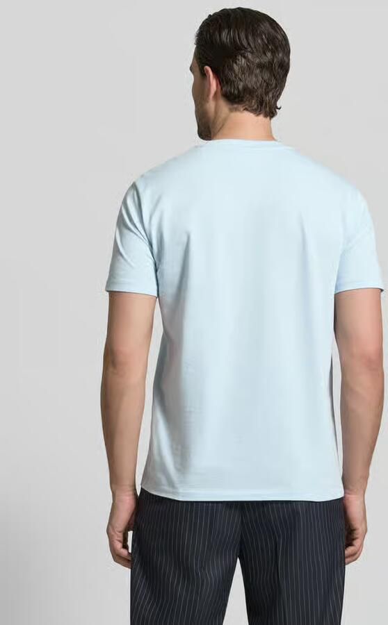 Gant T-shirt met ronde hals en labelstitching - Foto 3