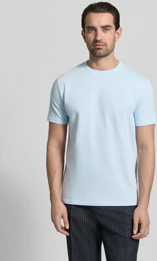 Gant T-shirt met ronde hals en labelstitching - Foto 4