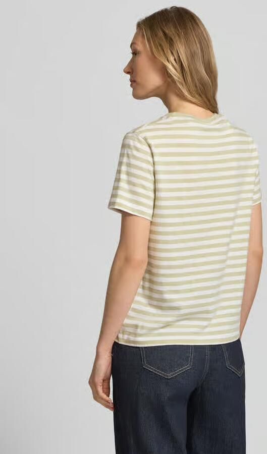 Gant T-shirt met ronde hals en labelstitching - Foto 5
