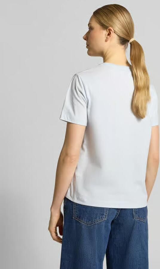 Gant regular fit blouse van mix van katoen en linnen - Foto 18