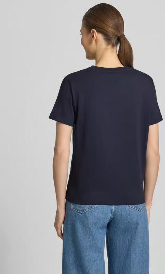 Gant regular fit blouse van mix van katoen en linnen met opstaande kraag - Foto 16