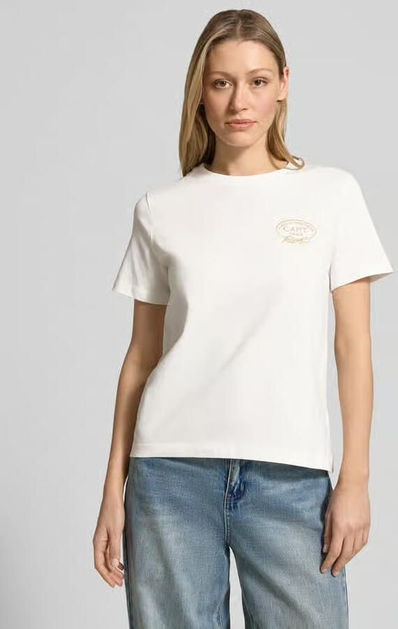Gant Polojurk tot op de knie met labelstitching - Foto 6