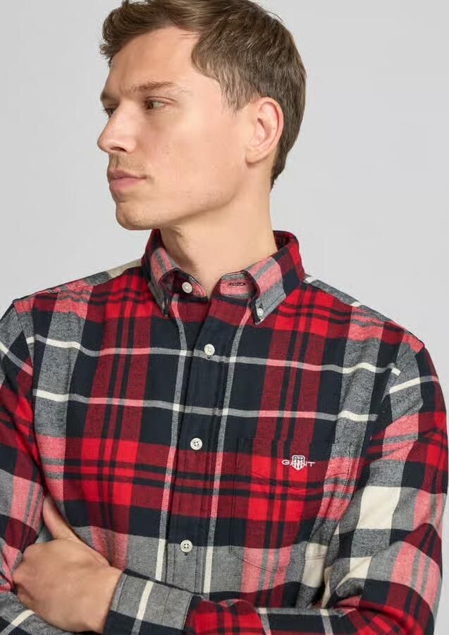 Gant Vrijetijdsoverhemd met knoopsluiting - Foto 2