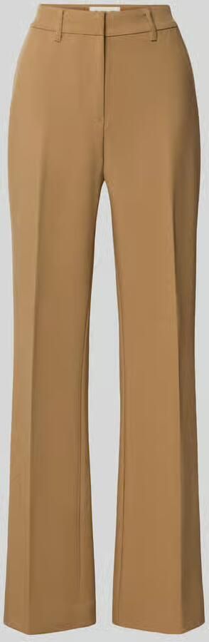 Gant Flared stoffen broek met persplooien