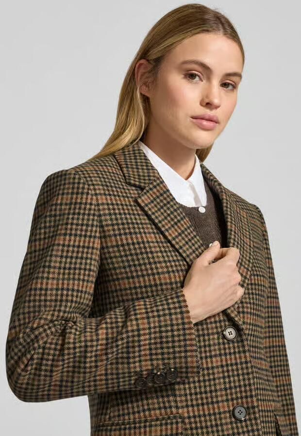 Gant Wollen blazer met reverskraag model 'HOUNDSTOOTH' - Foto 2