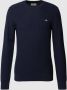 Gant Gebreide pullover met labelstitching - Thumbnail 1