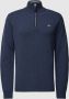 Gant Gebreide pullover met labelstitching model 'SUPERFINE' - Thumbnail 1