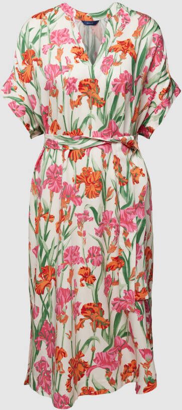 Gant Midi-jurk met all-over motief
