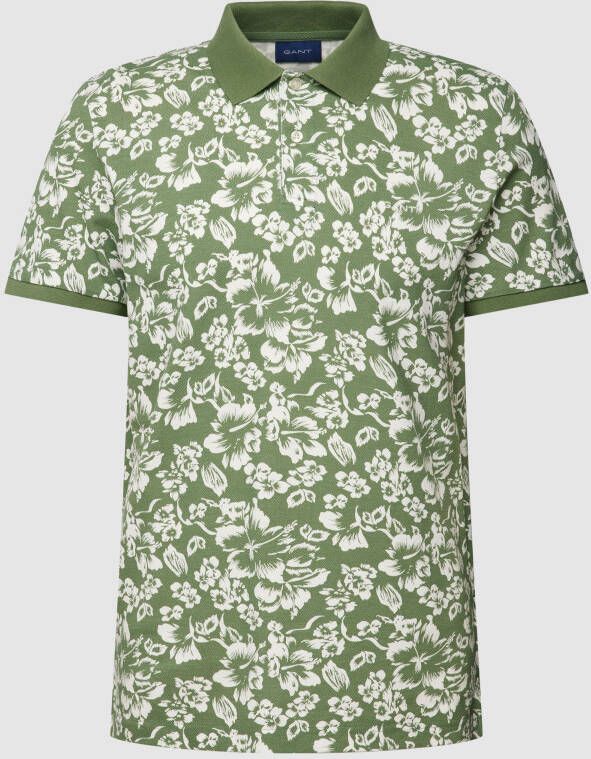 Gant Poloshirt met all-over motief