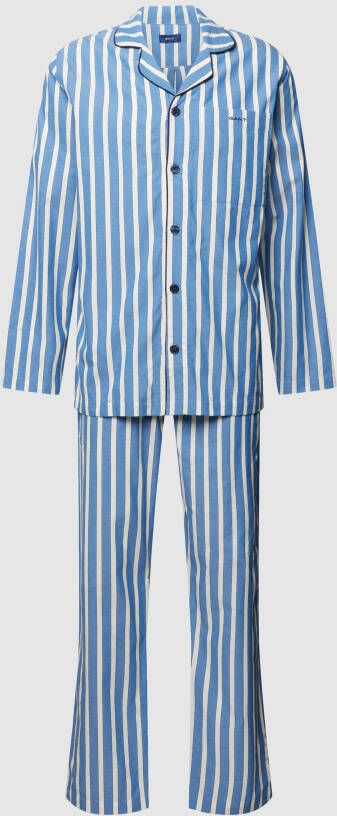 Gant Pyjama met streepmotief model 'OXFORD'