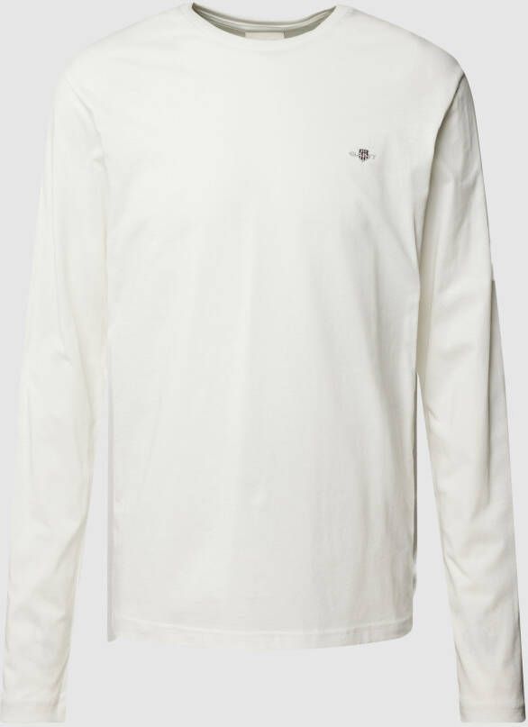 Gant Regular fit shirt met lange mouwen en labelstitching