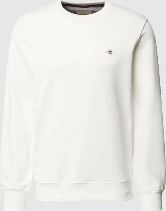 Gant Regular fit sweatshirt met labelstitching model 'SHIELD'