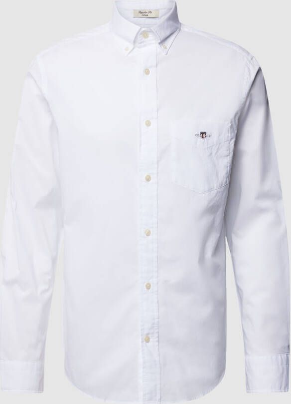 Gant Regular fit vrijetijdsoverhemd met borstzak model 'POPLIN'