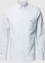 Gant Overhemd met lange mouwen Regular fit Oxford overhemd gestructureerd duurzaam dikker gestreept - Thumbnail 1