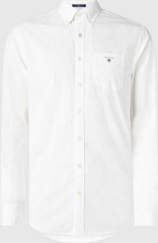 Gant Regular fit vrijetijdsoverhemd van katoen