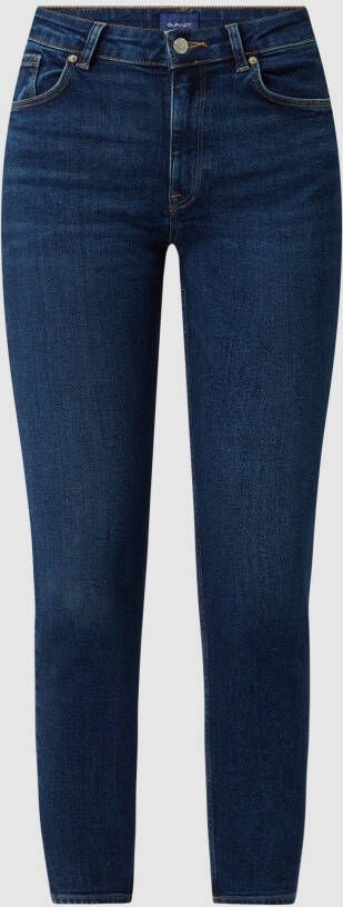 Gant Slim fit mid rise jeans met stretch model 'Farla'