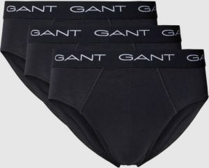 Gant Slip met elastische band met logo in een set van 3 stuks