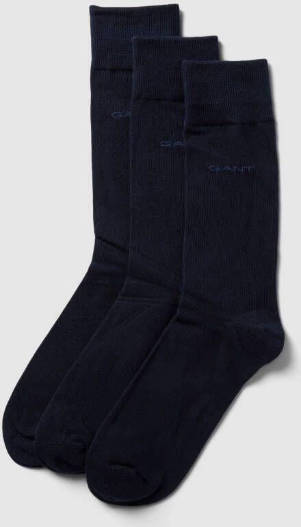 Gant Sokken met labelprint in een set van 3 paar