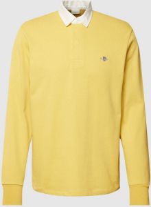 Gant Sweatshirt met kentkraag model 'SHIELD'