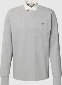 Gant Sweatshirt met kentkraag model 'SHIELD'