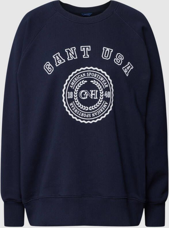 Gant Sweatshirt met labelprint