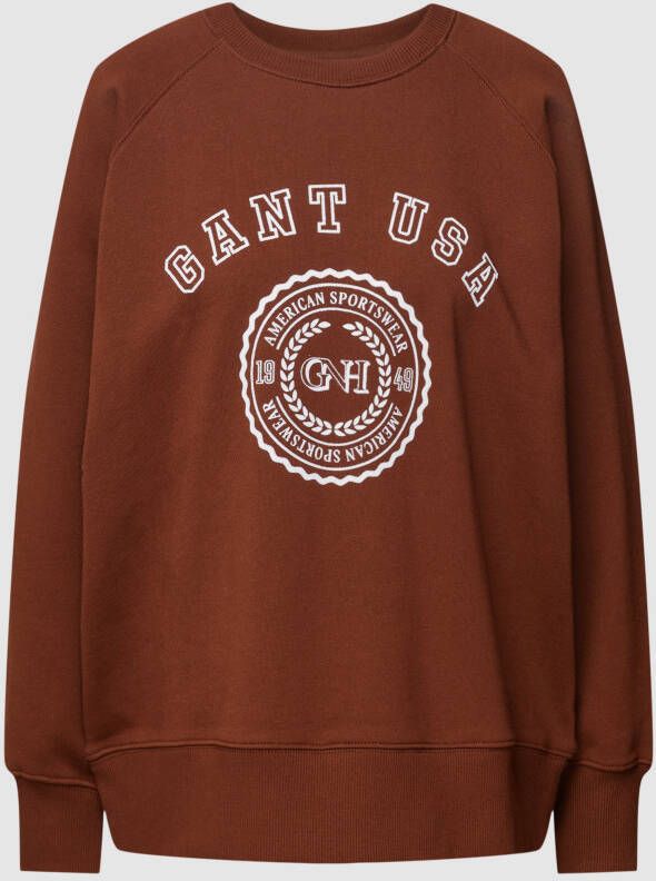 Gant Sweatshirt met labelprint