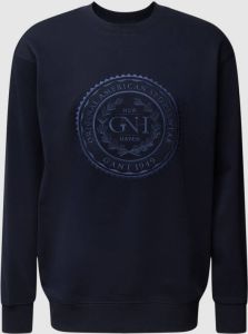 Gant Sweatshirt met logostitching model 'Monogram'