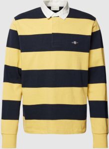 Gant Sweatshirt met streepmotief model 'SHIELD'