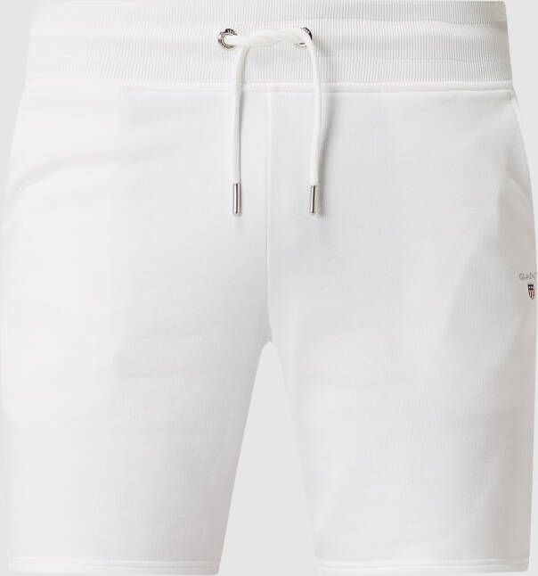 Gant Sweatshorts met labelstitching