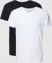 Gant Shirt voor eronder V-NECK T-SHIRT 2-PACK met merklabel op de borst (set 2 stuks 2 stuks) - Thumbnail 1