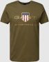 Gant T-shirt met labelprint model 'Archiv Shield' - Thumbnail 1