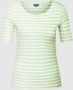 Gant T-shirt STRIPED 1X1 RIB LSS T-SHIRT (1-delig) - Thumbnail 1
