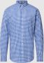 Gant Overhemd met lange mouwen REG POPLIN GINGHAM SHIRT met logoborduursel op borsthoogte - Thumbnail 1