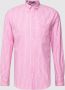 Gant casual overhemd normale fit roze wit gestreept katoen - Thumbnail 3